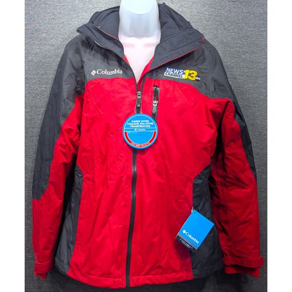 COLUMBIA Womens Jacket - Red, News Anchor Official, Category 5 2.0, Size M, NWT - Picture 1 of 6